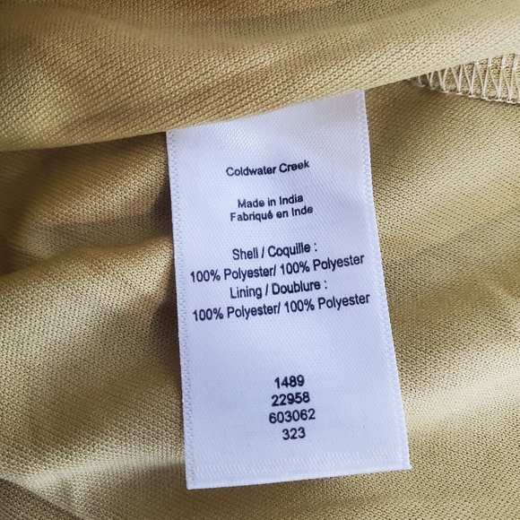 Coldwater Creek Womens Maxi Dress Flowing Boho Flower Print Size PM - Picture 13 of 13